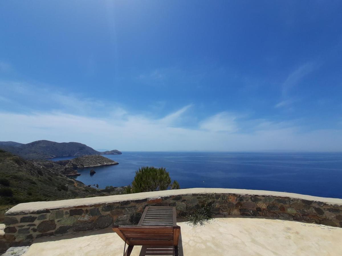 Villa C & C _ Cycladic House With Endless Sea View Ermoupoli Esterno foto