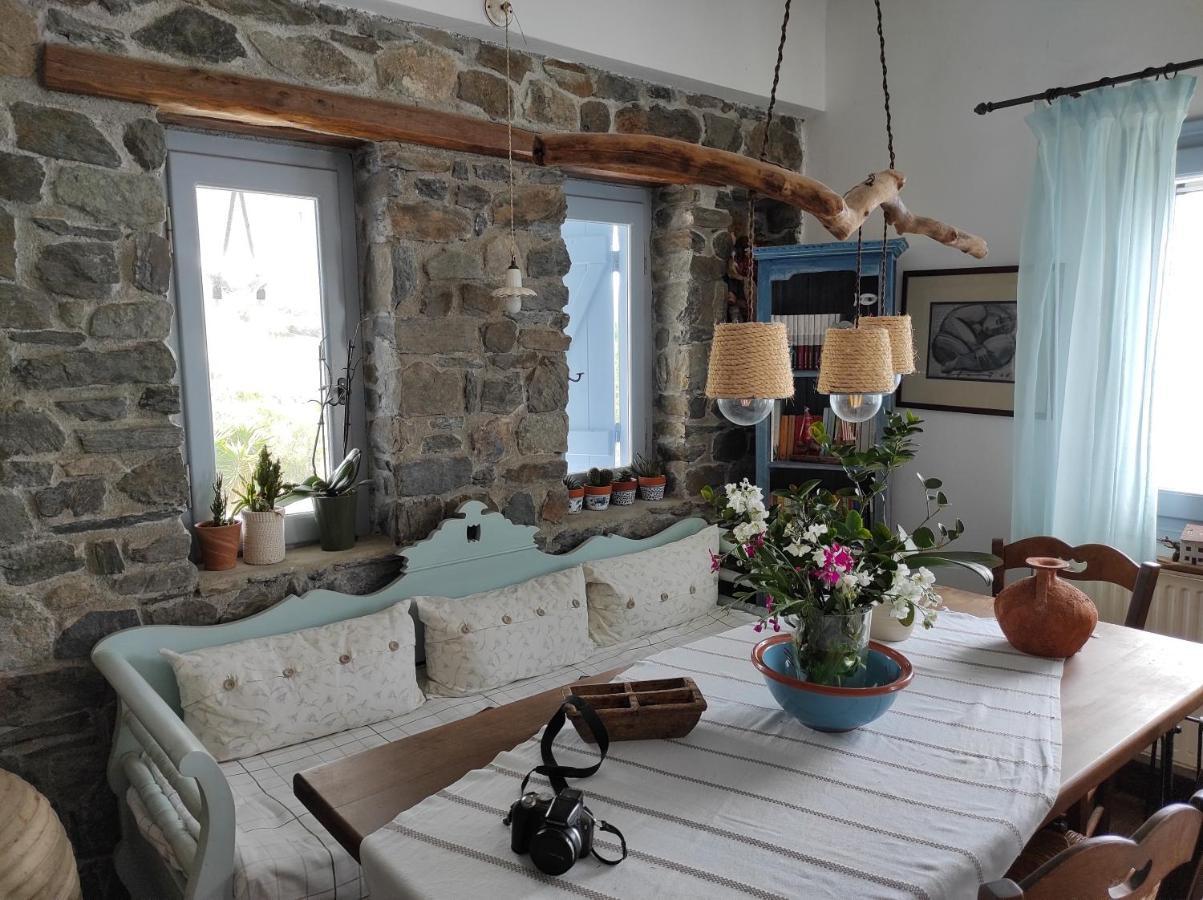 Villa C & C _ Cycladic House With Endless Sea View Ermoupoli Esterno foto