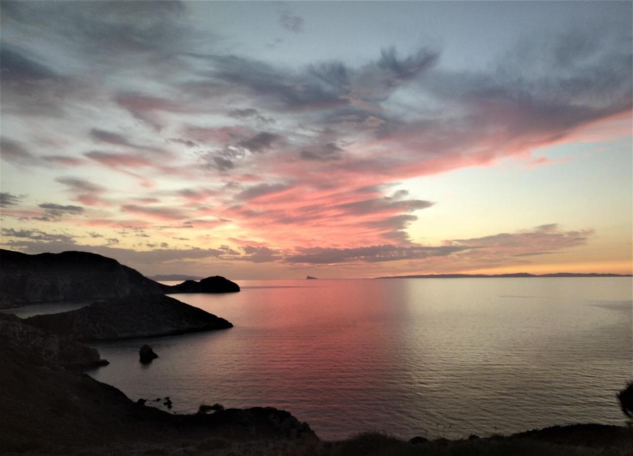 Villa C & C _ Cycladic House With Endless Sea View Ermoupoli Esterno foto