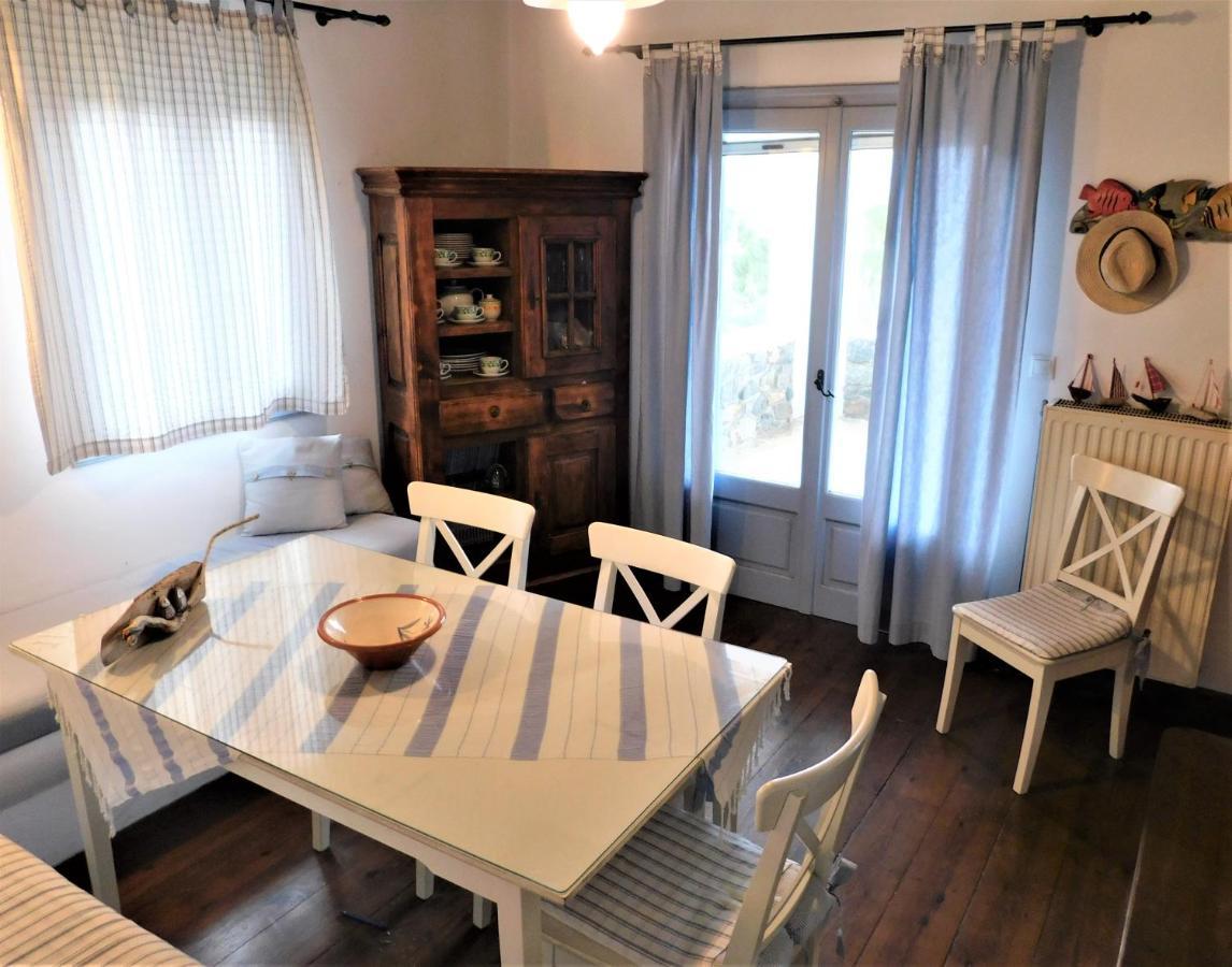 Villa C & C _ Cycladic House With Endless Sea View Ermoupoli Esterno foto