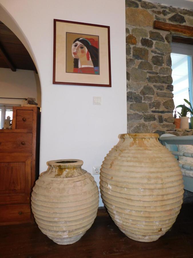 Villa C & C _ Cycladic House With Endless Sea View Ermoupoli Esterno foto