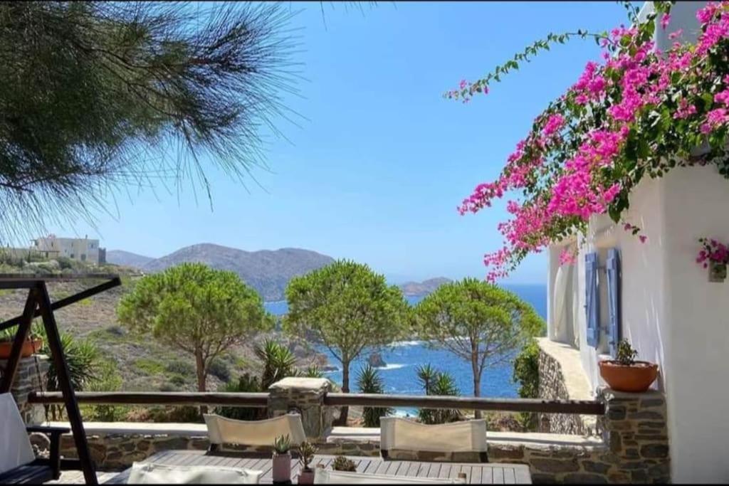 Villa C & C _ Cycladic House With Endless Sea View Ermoupoli Esterno foto