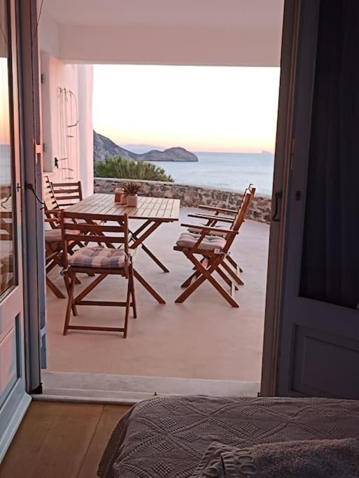 Villa C & C _ Cycladic House With Endless Sea View Ermoupoli Esterno foto